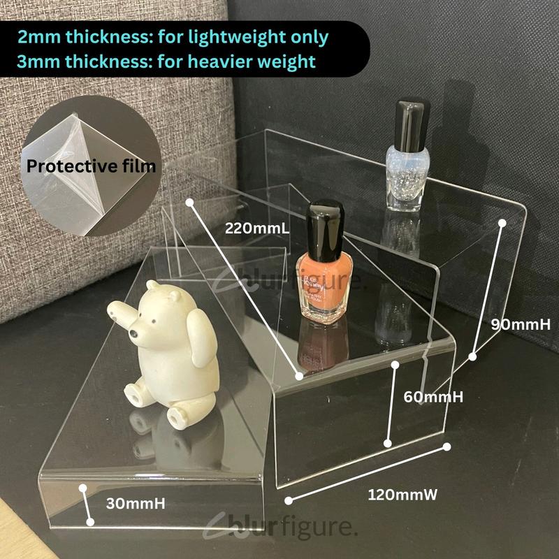 U Shape transparent Display Rack/ Product Display Stand & Organizer ...