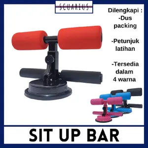 Alat Bantu Sit Up Stand Bar Bench Double Holder Penahan Kaki Sit Up