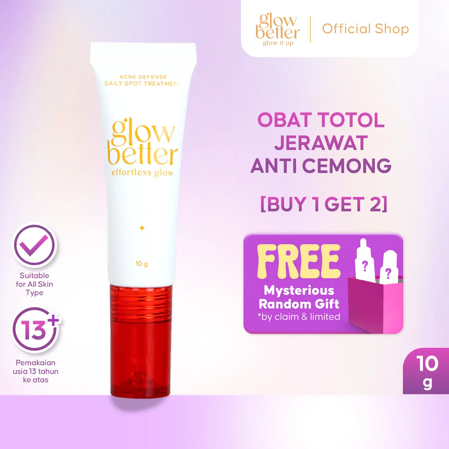 Glow Better Acne Defense Daily Spot Treatment 10g