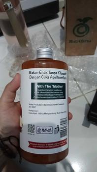 Product Review of NUTRIFARM CUKA APEL 500ML WITH MOTHER CUKA APEL 500 ML organik from ف**ف 2