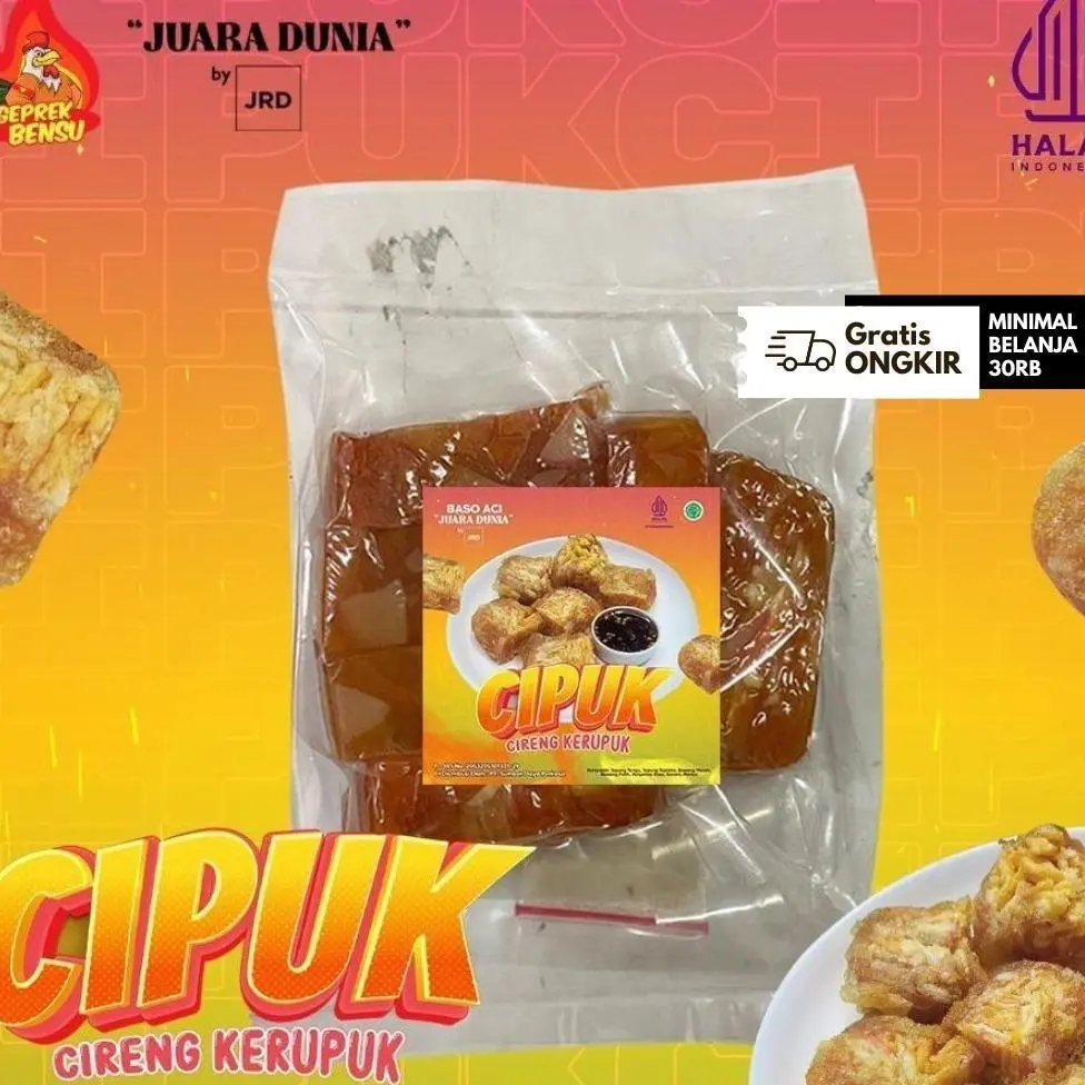 (JDF) 1 Pcs / Bungkus CIPUK Juara Dunia By JRD Instant Food