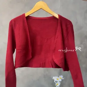 Crushour | Missy Cardigan | Atasan Wanita Lengan Panjang Cardigan Knit Korean Style Bolero