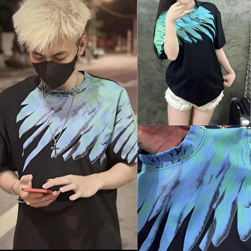  Áo Phông BurLOn Cách Chim Mặt Trước In Nhiệt  Chất Poly Mịn Thấm Hút Mồ Hôi From Chuẩn Nam Nữ  áo cánh chim  