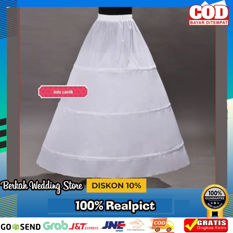Petikut  Ring 3 Tanpa jala/tile Petticoat pertikut pengembang gaun pengantin 0