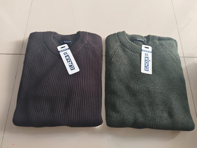 Sweater Rajut Premium Cotton Wool Pria Forzie Mats - Black Knit Crewneck O Neck Polos Tebal Lengan Panjang Hitam Slim-fitting Crew Neck Santai Wol Knitwear Cardigan Baju Katun Kerah Navy Motif Cowok 7