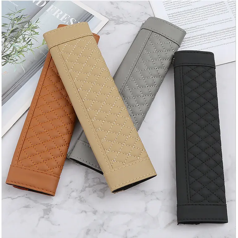 1Pcs Sarung Sabuk Pengaman Car Mobil Bahan Kulit PU HM071 XOBOX 2