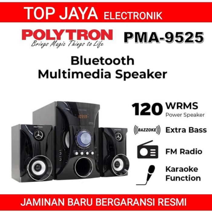 Gambar SPEAKER MULTIMEDIA POLYTRON PMA9525 BARU BERGARANSI RESMI dari topjaya elektronik Kab. Karawang Tokopedia