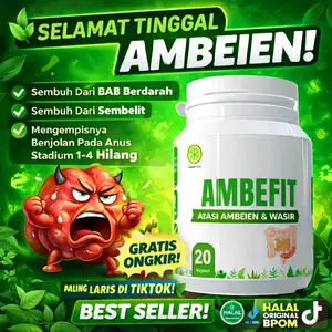 Ambefit Obat Ambeien Herbl TCM Kempiskan Benjolan Wasir Ampuh Aman Untuk Busui Original Bpom Halal Tanpa Operasi
