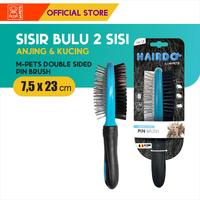 Gambar M-Pets Double Sided Pin Brush / Sisir Bulu Anjing Kucing 2 Sisi dari M-Pets Volk Pets Indonesia Kota Tangerang 1 Tokopedia
