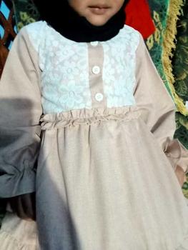Product Review of Dress panjang Lyra gamis anak perempuan usia 2-10tahun bahan katun madinah from S**i 0