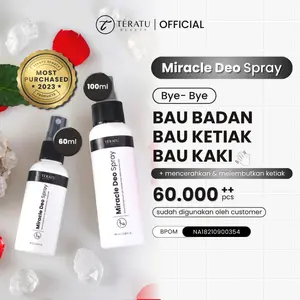TERATU BEAUTY (Spray) Miracle Deo Spray Deodorant (BPOM Certified)