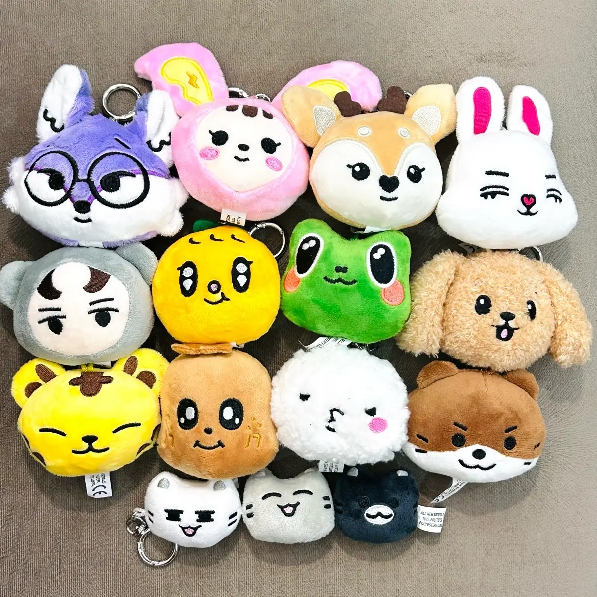 [SEVENTEEN] Unoff Miniteen Koleksi Idol Kpop Mingyu Hoshi Vernon Scoups Keychain Keyring Dolls