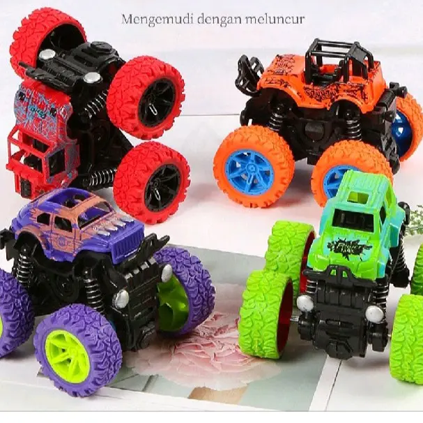 Mainan Anak Mobil Jip Off Road 4 Drive / Monster Zap 360 Derajat Roda Besar 1
