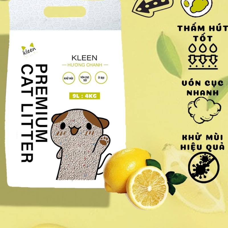 Cát Vệ Sinh Cho Mèo Thiết Kế Tay Cầm 4kg( 9l ), Khử Mùi Tốt, Vón Cục Chắc, Ít Bụi - CM01