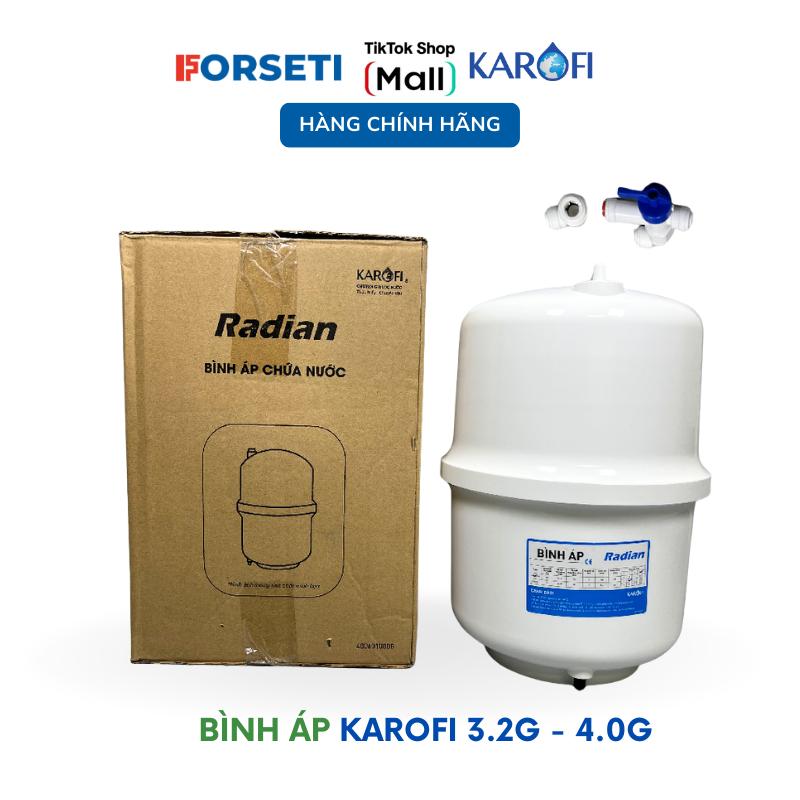  Bình Áp 3.2G và 4.0G Karofi Chính Hãng cho máy lọc nước RO Karofi siêu bền tặng kèm Van Bình Áp 