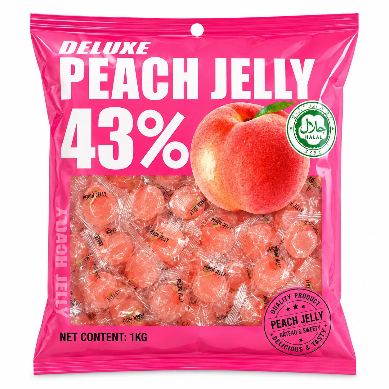 GUMMY DE FRUTAS 43% suco da Fruta | Balas Jelly Veggie 7 SABORES
