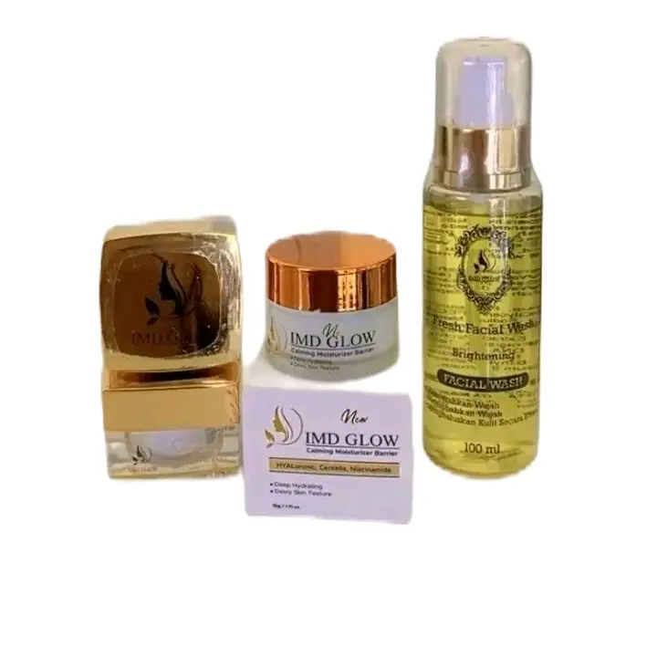 skincare imd 4 item (f.wash day cream night crem dan moisturizer)