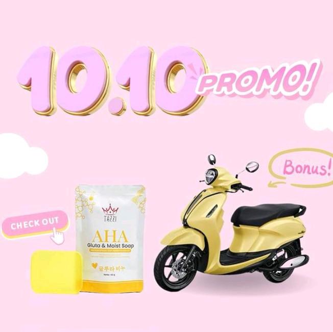 PROMO 3 PCS SABUN AHA KUNING TAZZI 4