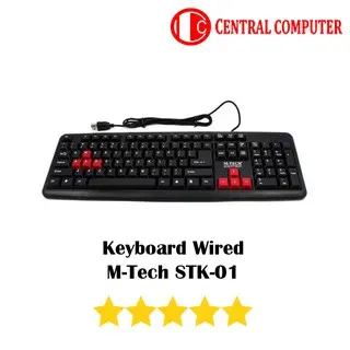 Keyboard M-TECH STK-01 USB Standar Keyboard 0