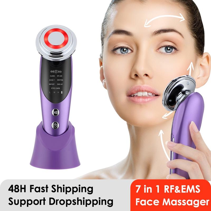 emas dụng cụ nâng cơ mặt 7 trong 1 bằng dòng micro dòng điện, làm săn chắc da…