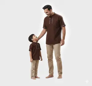 Koko Kaos Pria Dewasa Anak Couple X HAKARET Katun Combed Raya Series Baju Keluarga Terbaik Motif Etnik Nyaman Dipakai