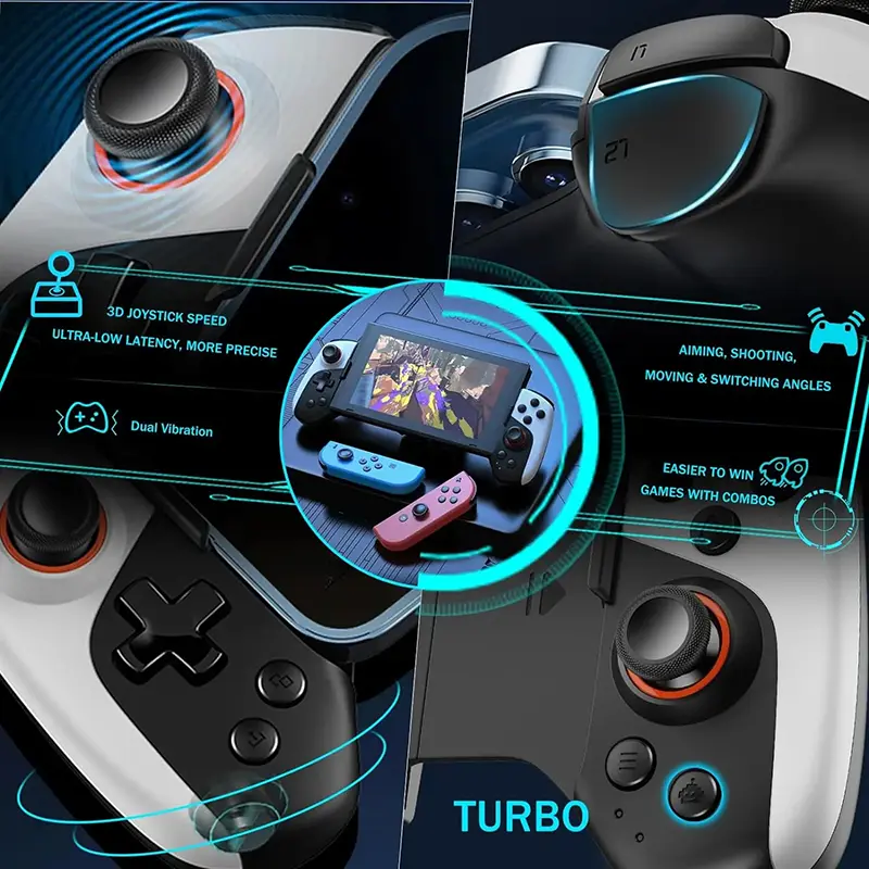 Mobile Gamepad Controller Pendinginan semikonduktor E -Sports Professional Pubg Genshin Zelda Wireless Accessories Joystick 2