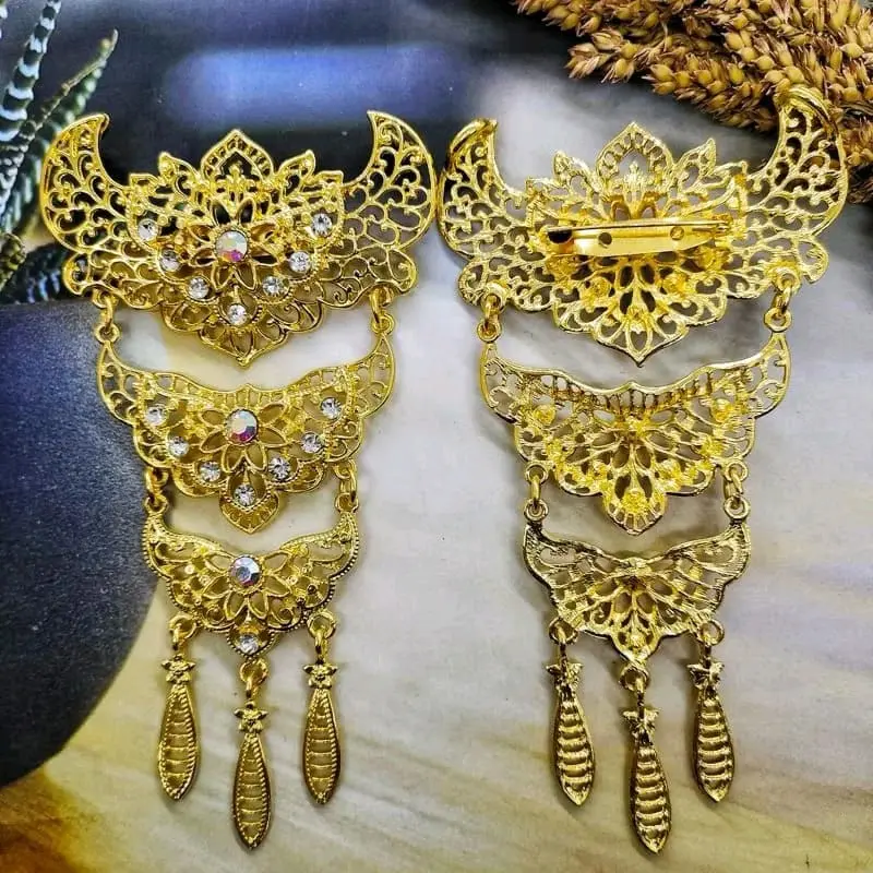 Bros Kebaya Susun 3/Bros KutuBaru/Bros Jilbab Susun,Bros Hijab Clips Silver 4