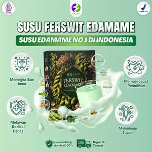 SUSU FERSWIT EDAMAME JEPANG 200g - Susu Tinggi isoflavon Lebih Rendah Lemak kalori - Untuk Kolestrol & Asam Urat