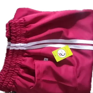 Celana Seragam Olahraga Anak Warna Marun Ukuran SD Outdoor Bahan LOTTO SUPER Nyaman untuk TK hingga SMA Dilengkapi Kantong Belakang