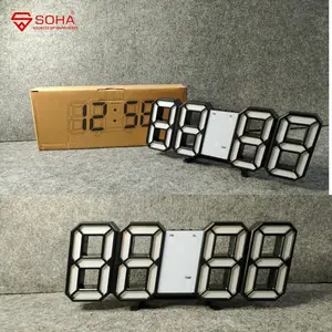 JD-01 Meja Digital Dekorasi Minimalis Lampu LED Light clock Wall Modern dan Unik