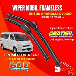 Wiper Kaca Mobil Daihatsu Grandmax 1 set 2 pcs kanan kiri Karet Kendaraan