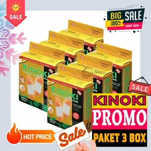 3 BOX 30 PCS - Kinoki Gold Foot Patch Detox 10 Pad – Koyo Kaki Herbal Redakan Pegal & Lelah