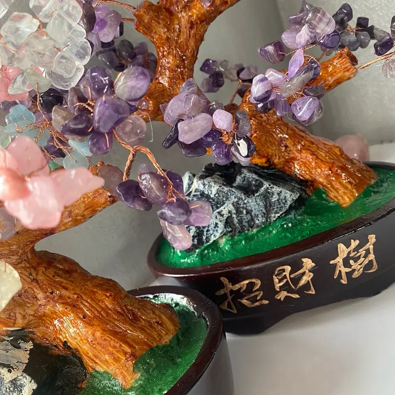 Lucky crystal tree < Pohon Keberuntungan > Dekorasi Crystal 5