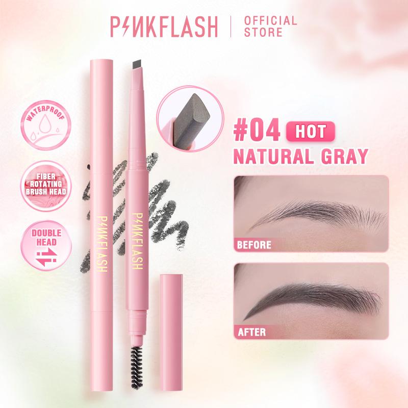 PINKFLASH Chì kẻ mày không thấm nước Lâu trôi Chống mồ hôi Sắc tố Dễ pha trộn, mềm mại Tự động 1pc/0.2g