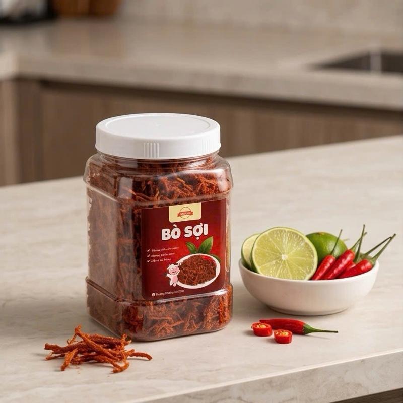 500gram khô bò sợi thơm ngon