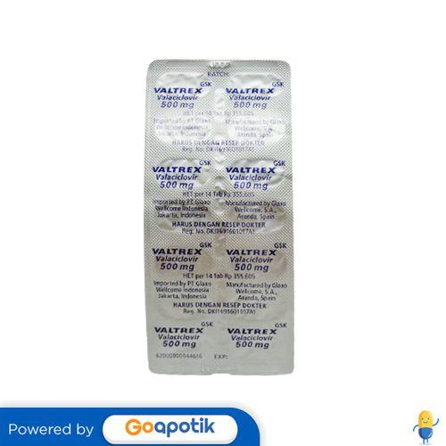 VALTREX 500 MG STRIP 14 TABLET