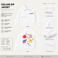 Gambar WGUD'S KIDS Collar Zip Jacket Anak Hoho Jump Poly Fleece Umur 4-15 Tahun Unisex Laki-Laki & Perempuan | JacketWanita - Hitam, M (4-6 Thn) dari WGuds Kids Kota Administrasi Jakarta Barat 2 Tokopedia
