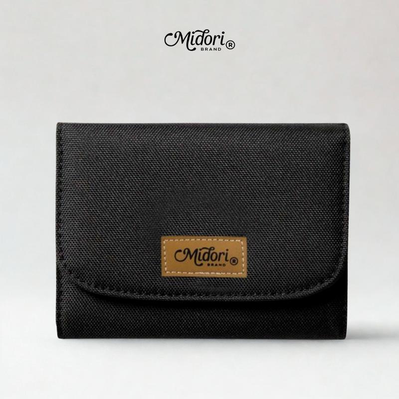 Ví Ngắn Đựng Thẻ Nam Nữ Gập Đôi Unisex Polyester NIGHT LIGHTS Kháng Nước | Local Brand MIDORI FOR MAN