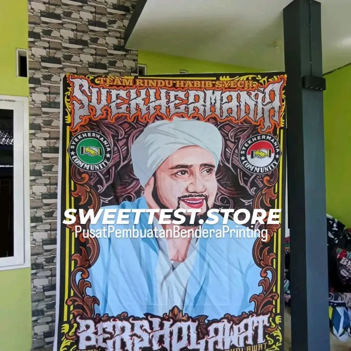BENDERA HABIB, BENDERA SYEKHERMANIA FULL PRINTING, MINIFLAG SYEKHERMANIA, TKTDW STORE BENDERA MURAH, FLAGSTORE, FLAG STORE MURAH 3