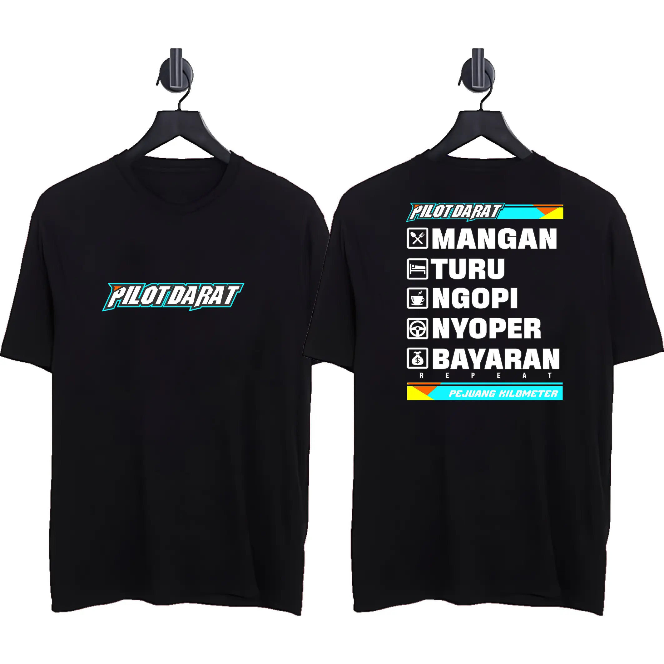 KAOS PILOT DARAT MANGAN TURU PAKAIAN PRIA & PAKAIAN DISTRO