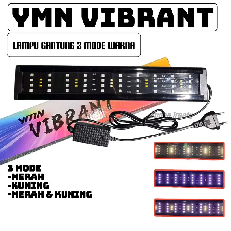 LAMPU GANTUNG 3 MODE WARNA IKAN HIAS & AQUASCAPE 0