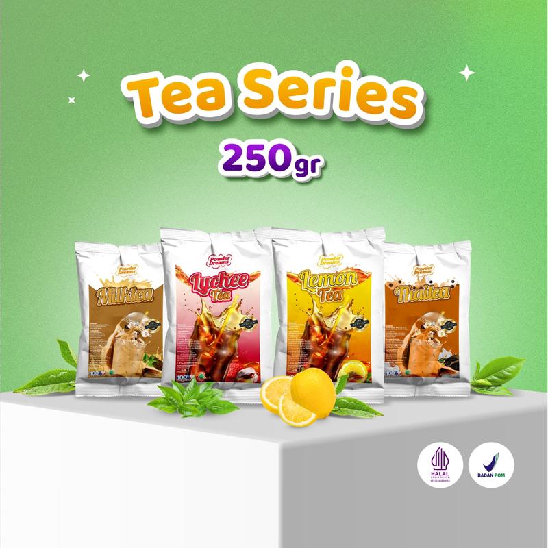 POWDER DREAMS Bubuk Minuman Varian Rasa Tea 250 gr black drink - Shop ...