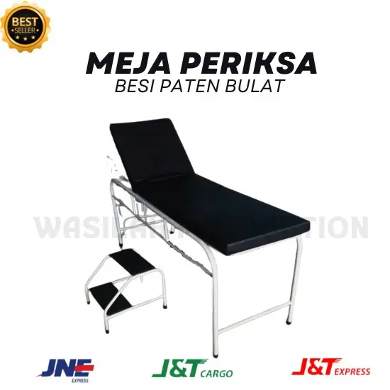 BED PERIKSA PASIEN BESI || MEJA PERIKSA PASIEN || TEMPAT TIDUR PASIEN || MEJA PERIKSA BESI - PATEN BULAT Furniture