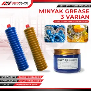 Grease - Stempet - Gemuk Semi Synthetic Pelumas Havy Duty 300 Gram Tahan Panas 300-500 Derajat