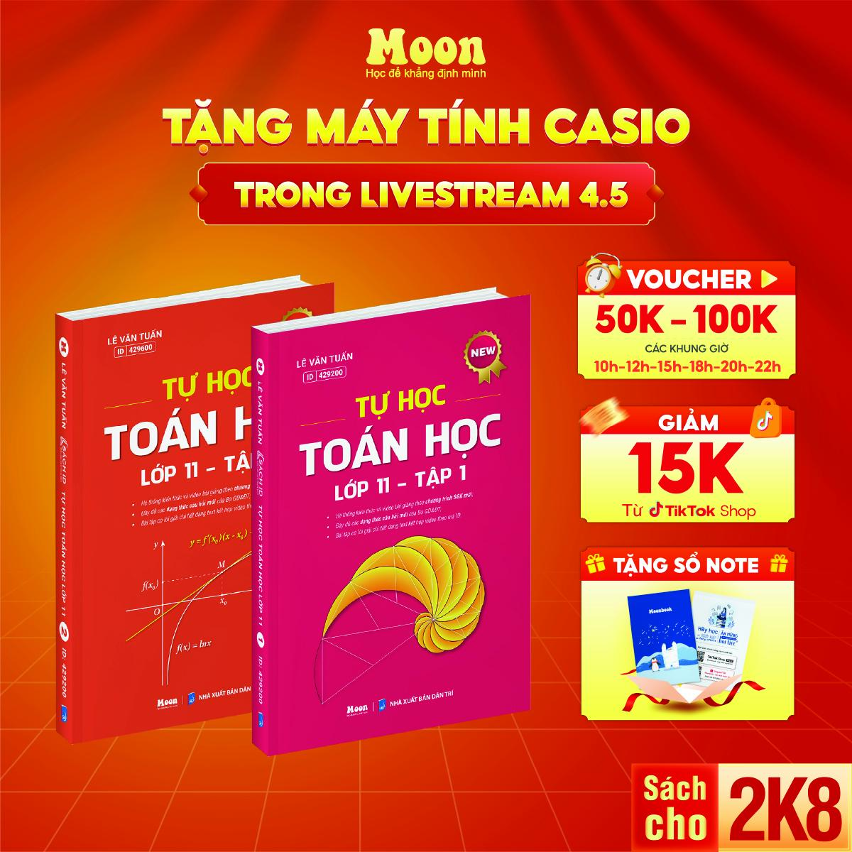 Sách Toán lớp 11 chương trình sgk mới 2025 Moobook