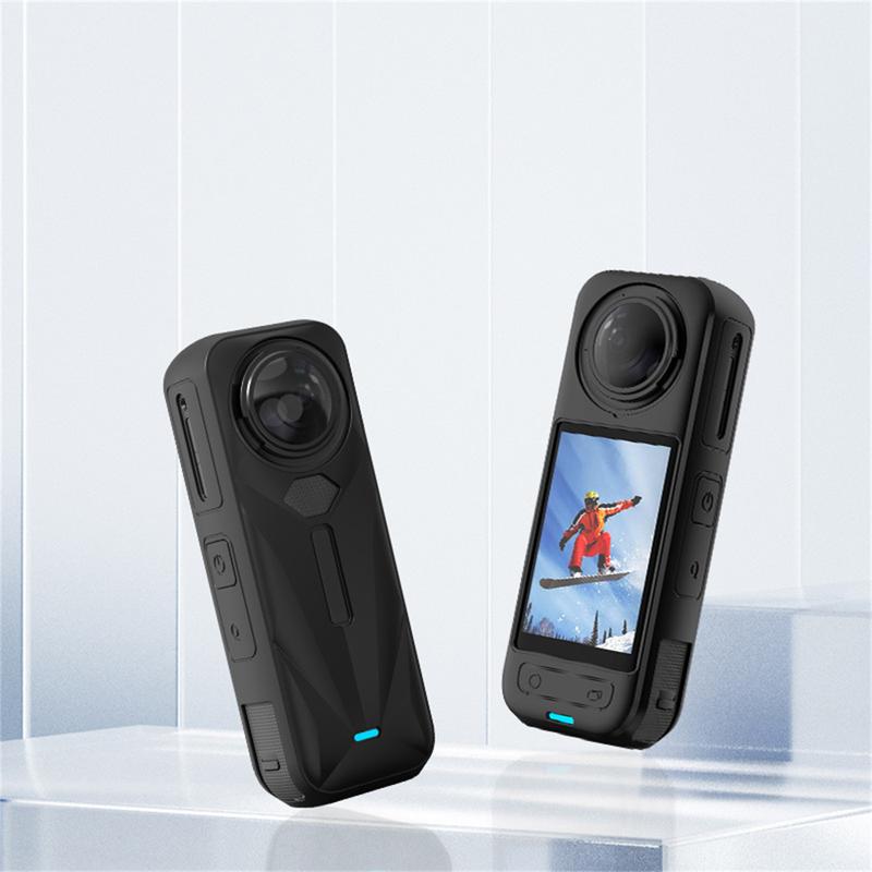 Ốp bảo vệ chống sốc Insta360 X5 - Phụ kiện máy ảnh có nắp che ống kính chống trầy xước