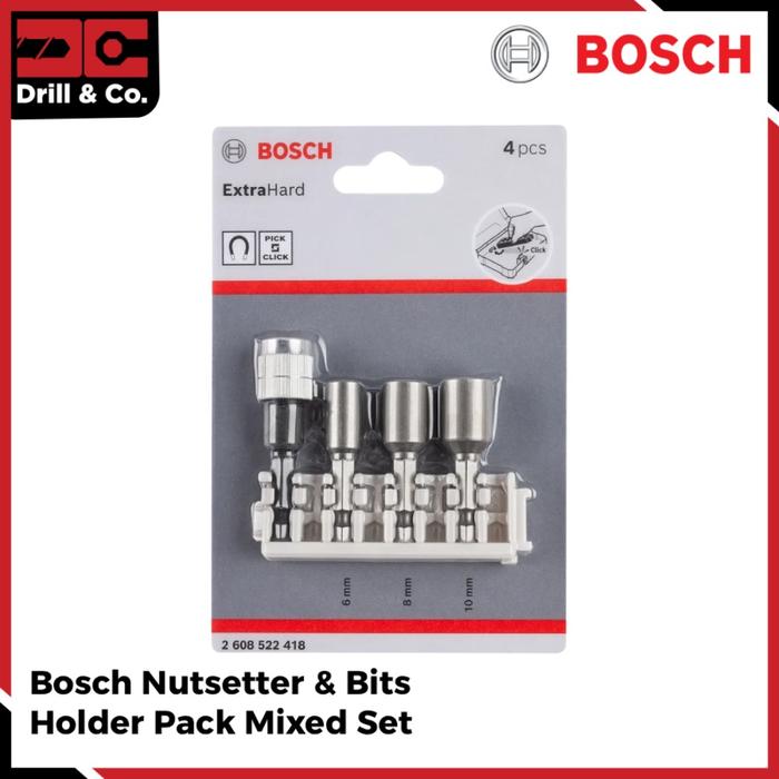 Gambar Bosch Mata Obeng Nutsetter Bits Holder Pick and Click (418) dari Drill&Co Kota Administrasi Jakarta Barat Tokopedia