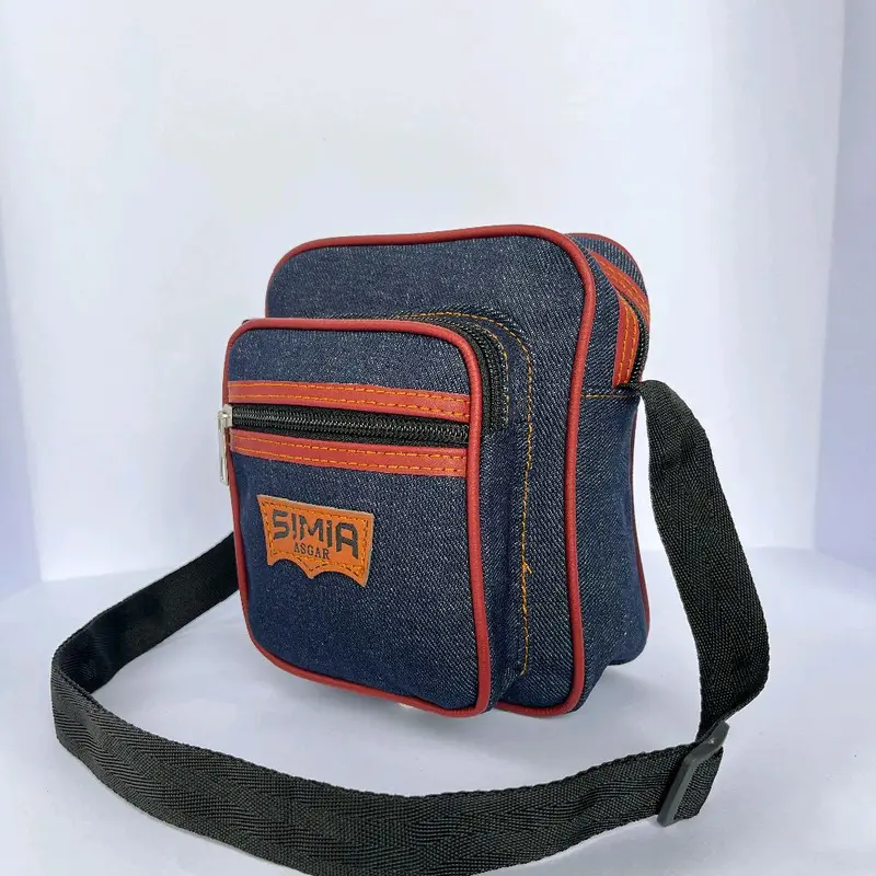 Sling Bag Mini pria wanita 3 resleting tas selempang waistbag serbaguna terbaru nyaman dipakai bahan tebal Slingbag 4
