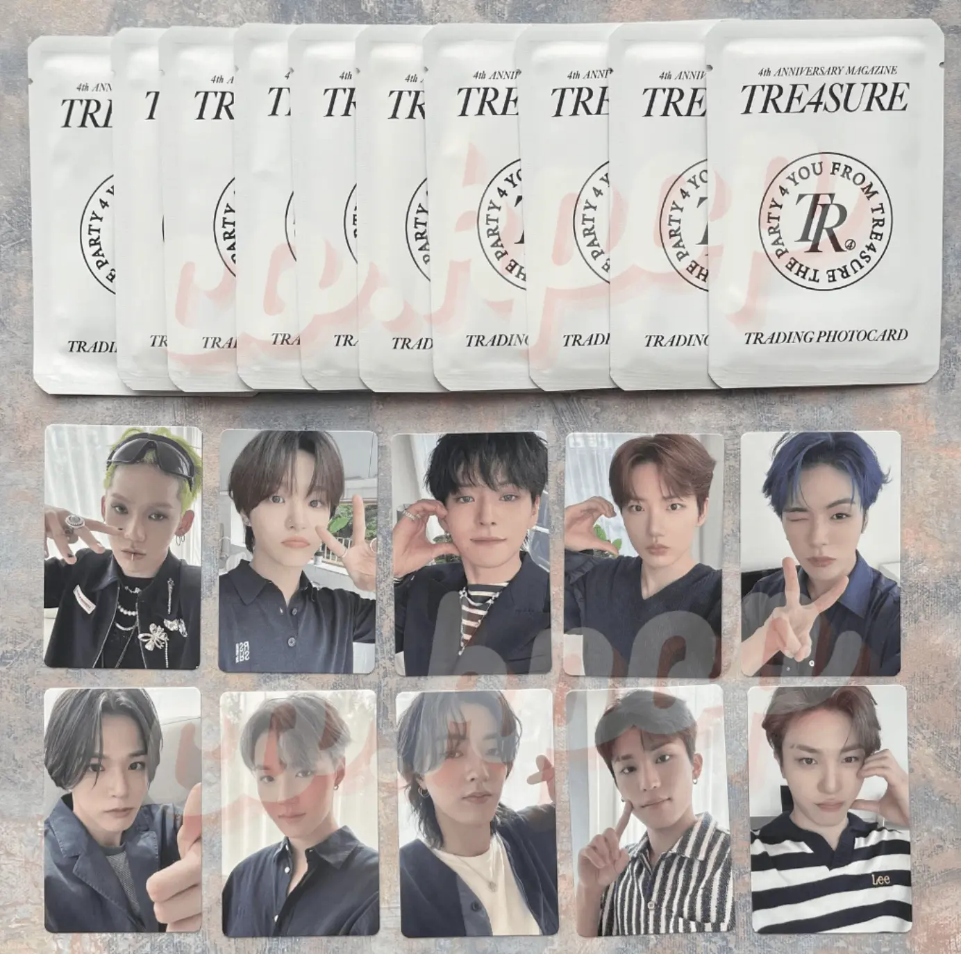 [READY SHARING] TREASURE 4TH MAGAZINE TP4U MD - TREASURE TRADING CARD BULK + SPECIAL PC