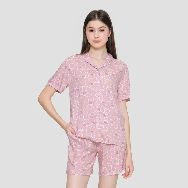 St. Yves Flowers Print Set Piyama Wanita 122241977 0